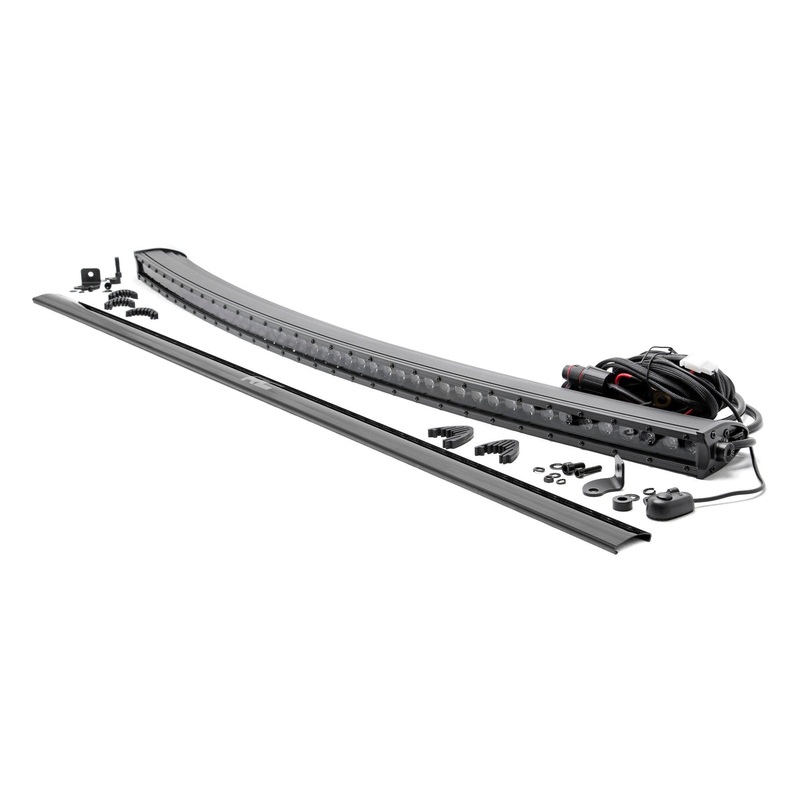 50 Inch Black Series LED Light Bar | Curved | Single Row