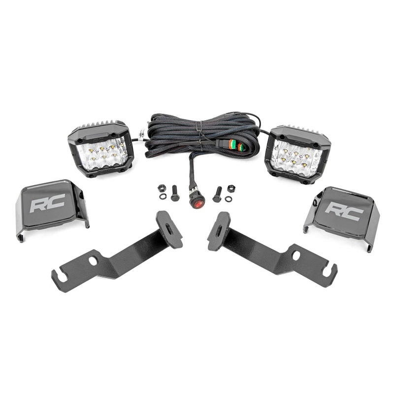 LED Light Kit | Ditch Mount |  3″ OSRAM | Wide | Toyota Tacoma 2WD/4WD (05-15)