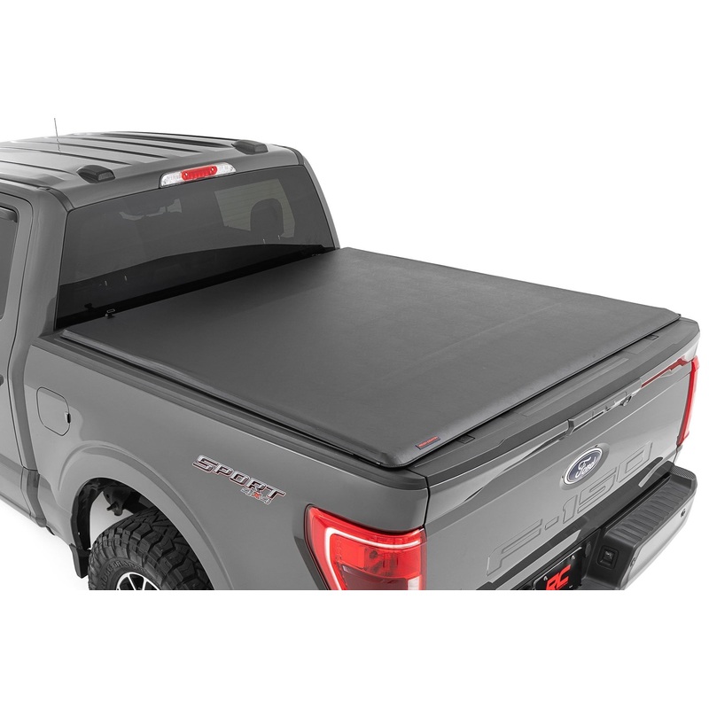 Soft Roll Up Bed Cover | 6’7″ Bed | Ford F-150/F-150 Lightning/Raptor  (15-24)