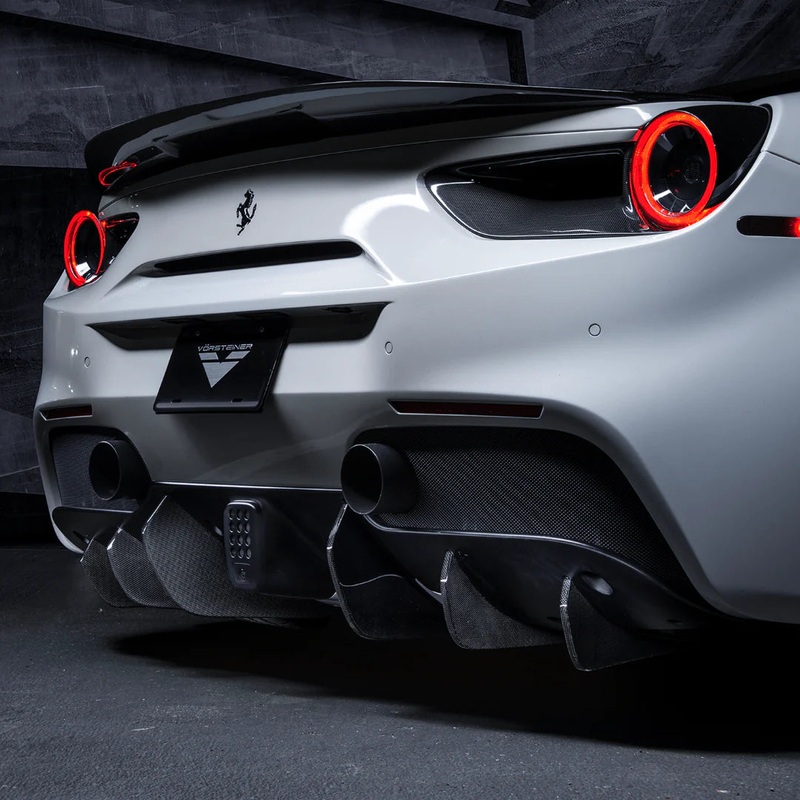 Vorsteiner – Ferrari 488 Diavolo Carbon Fiber Rear Diffuser Fins (set of 6)