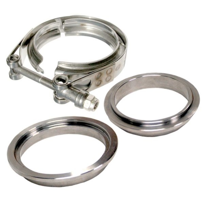 2.5 Inch V Band Clamp Stainless Steel 3 Piece Set 1C 1M 1F PPE Diesel