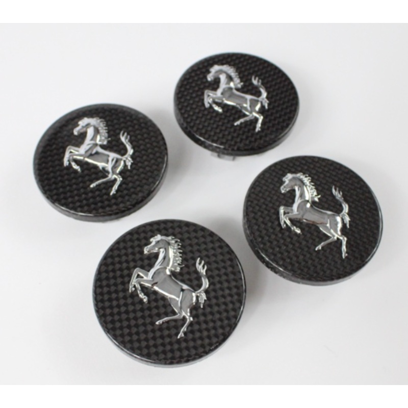 Ferrari OEM Carbon Fiber Hub Caps
