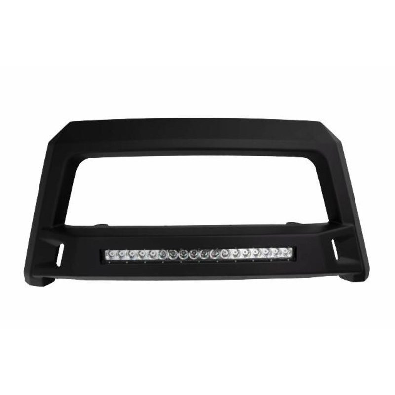 Lund 86521209 Revolution Bull Bar with Integrated LED Light Bar, Black Steel Compatible with Toyota Tundra;  Sequoia 2008-2019