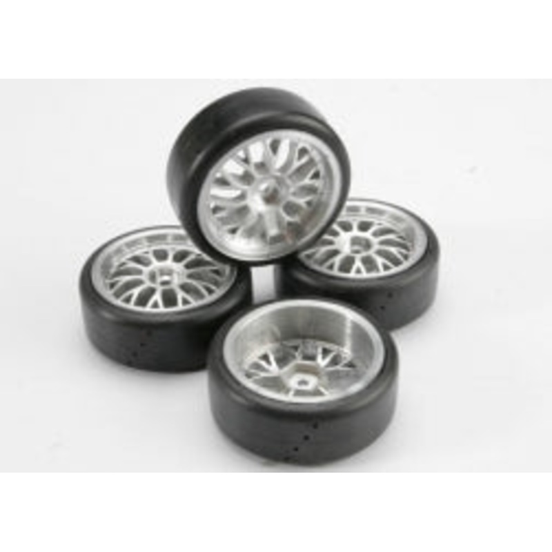 Traxxas Wheels, Satin Finish, Mesh (2.0)(Designed To Fit 1.9 Tires)