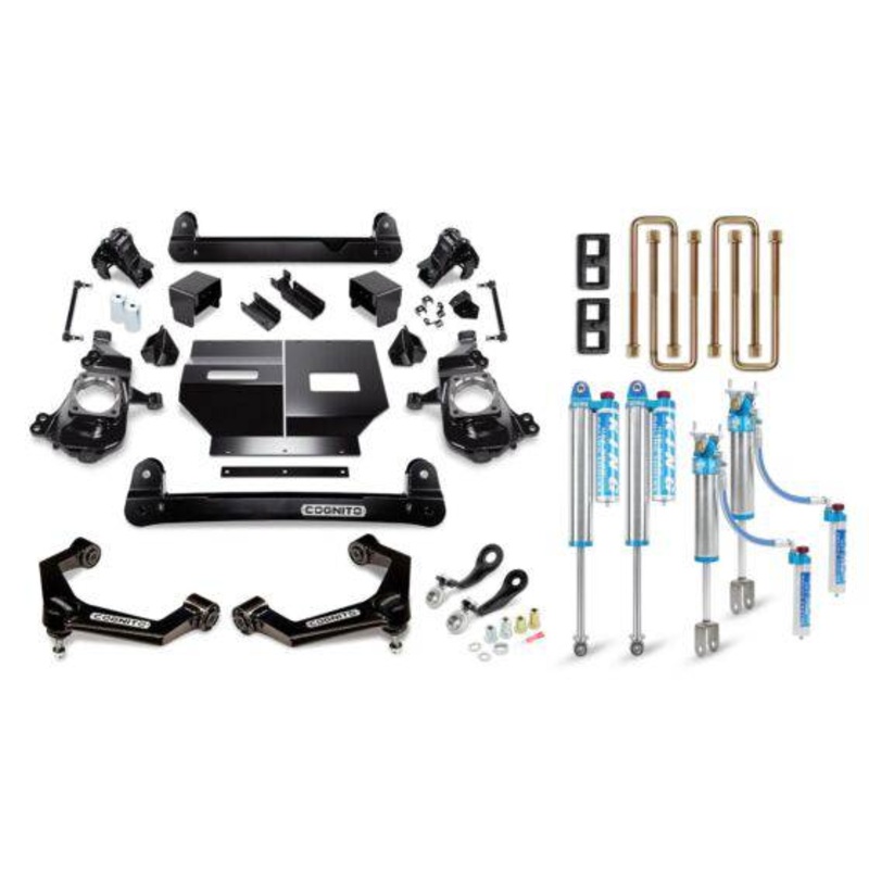 2011-2024 GMC/Chevrolet 2500/3500 Cognito 4-Inch Elite Lift Kit with King 2.5 Reservoir Shocks