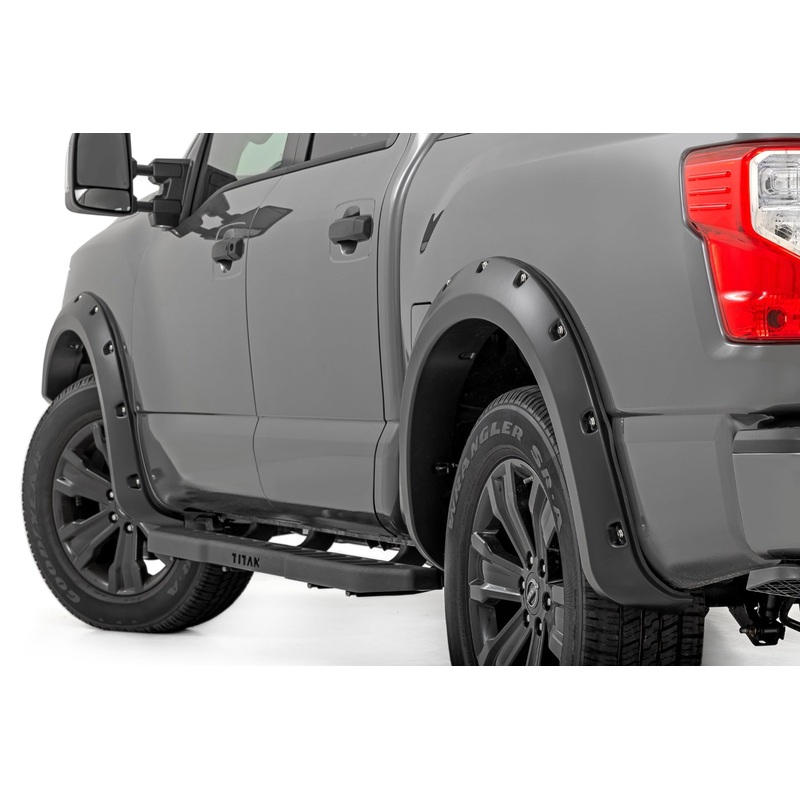 Pocket Fender Flares | Crew Cab | Nissan Titan 2WD/4WD (2017-2024)
