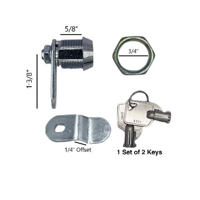 RV Designer Collection L315 Ace Compartment Lock 5/8″ Keyed