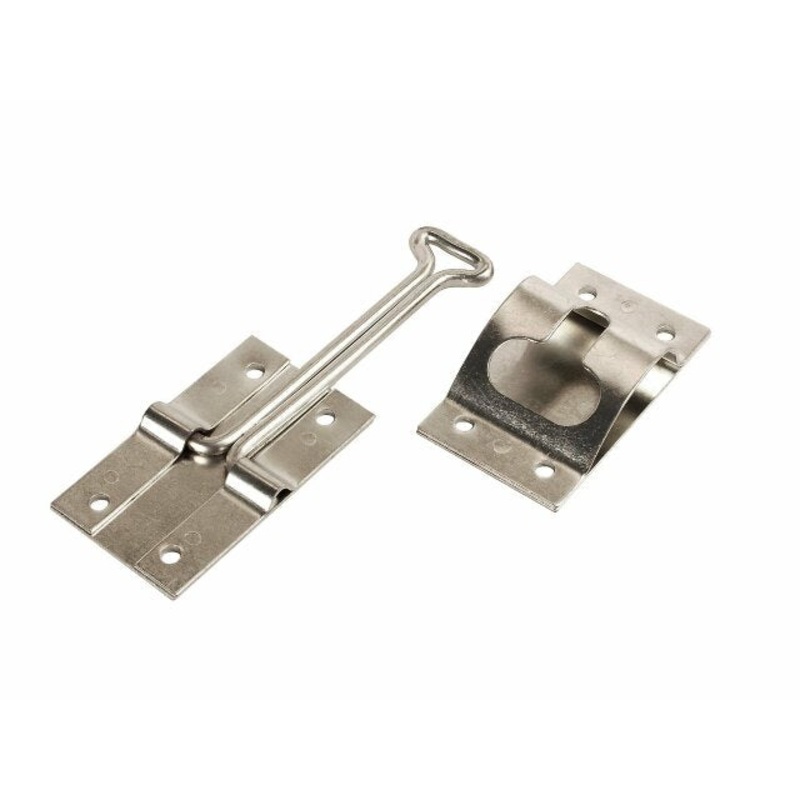 RV Designer E217, Entry Door Holder T Style, Zinc, 4 inch, Entry Door Hardware