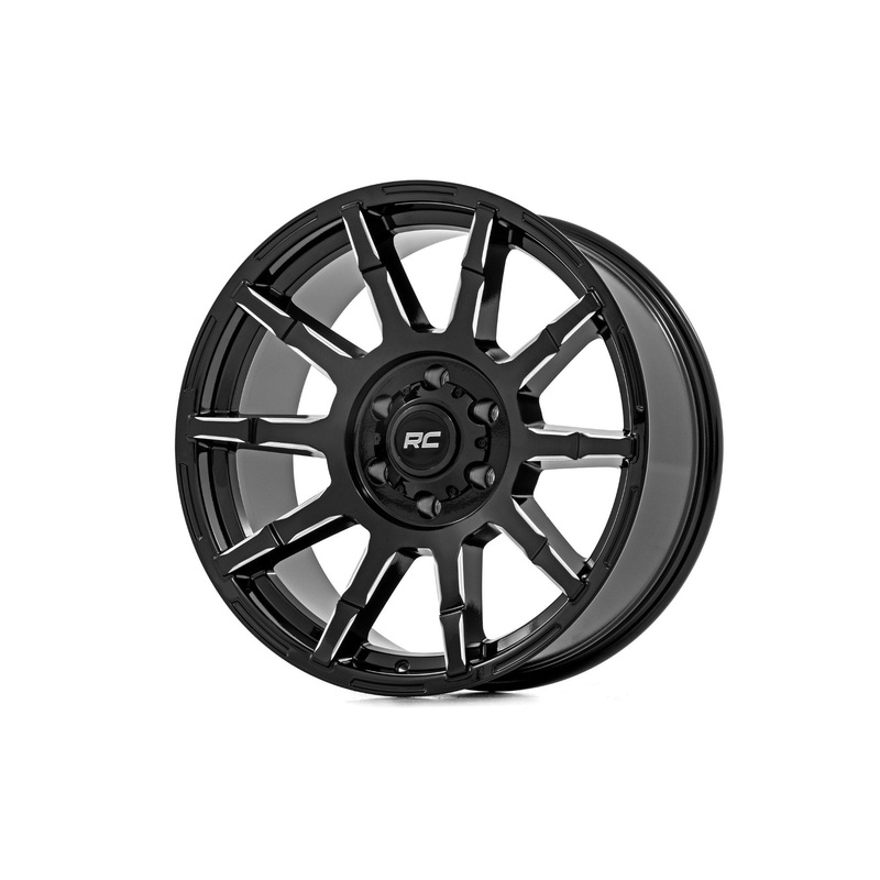 Rough Country 83 Series Wheel | One-Piece | Gloss Black | 17×9 | 6×5.5 | +0mm