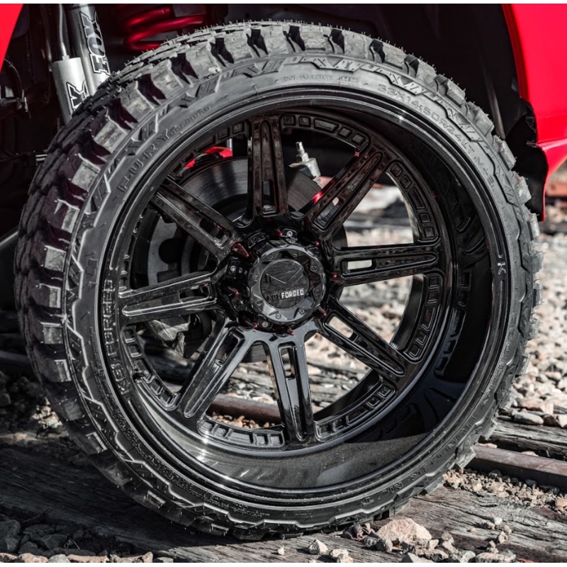 2019 Dodge Ram 2500 Limited Cummins – KG1 Forged Compass Concave Wheels Pre-Mounted on Fury M/T Tires