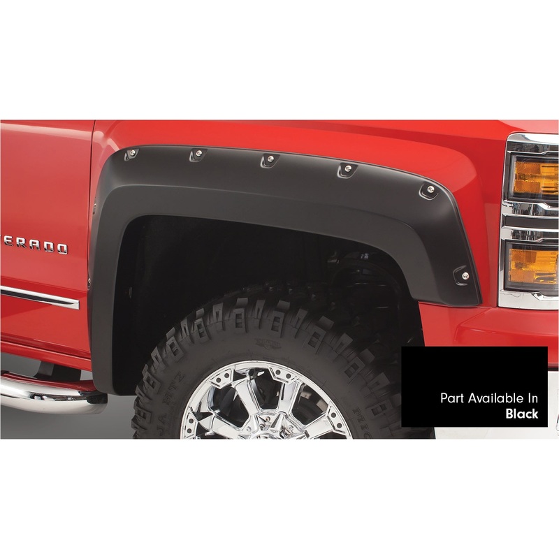 Fender Flares Pocket Style-Color Black Smooth Finish 4 Pc 40959-34