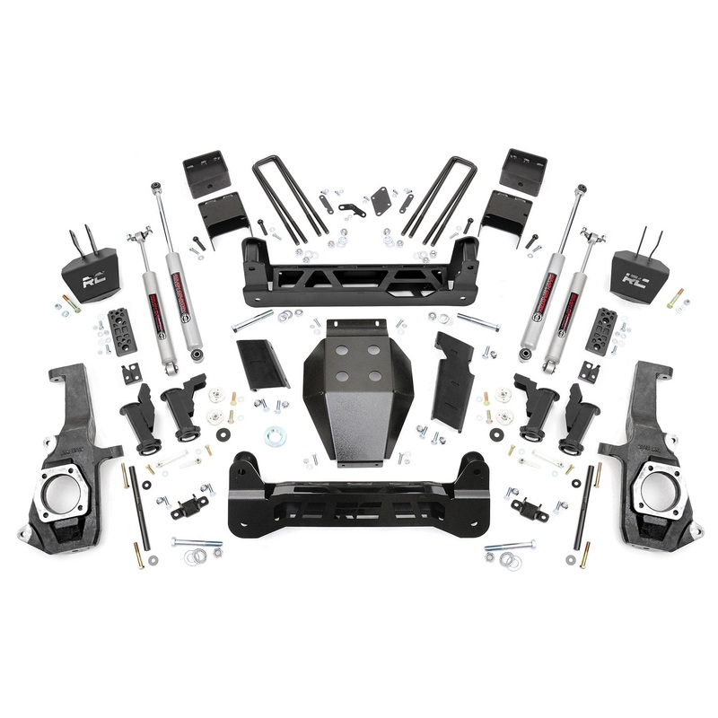 Rough Country 7.5 Inch Lift Kit Torsion Drop Fits Chevrolet/GMC 3500 2/4WD 2011-2019