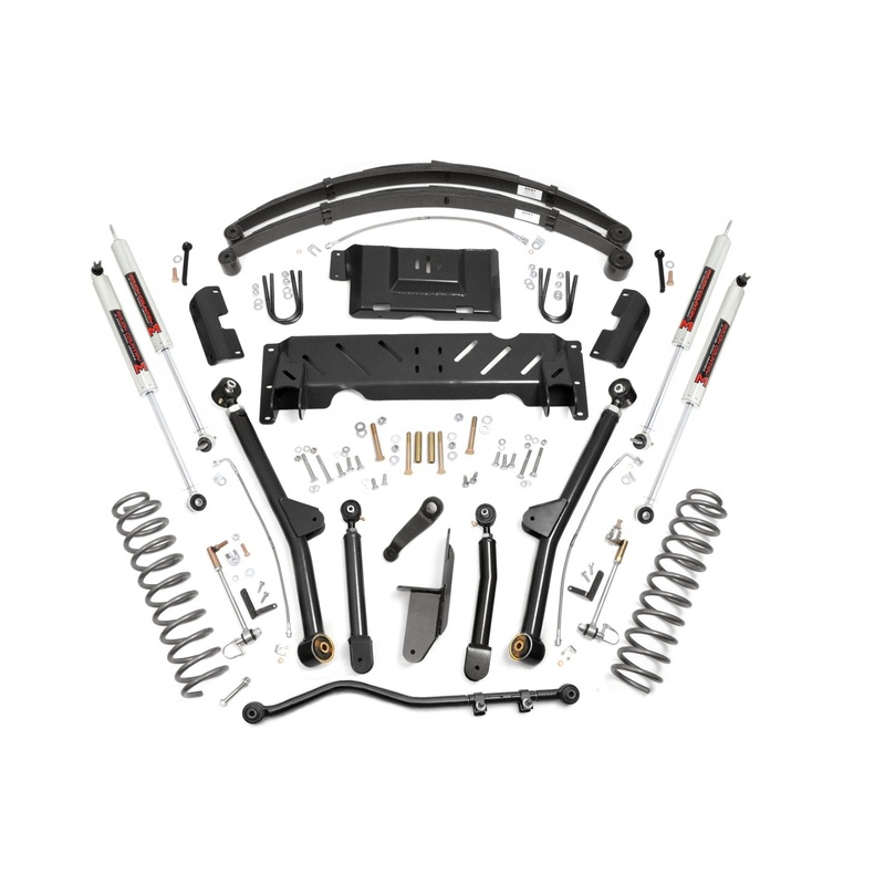 4.5 Inch Lift Kit | Long Arm | RR Leafs | NP242 | M1 | Jeep Cherokee XJ (84-01)