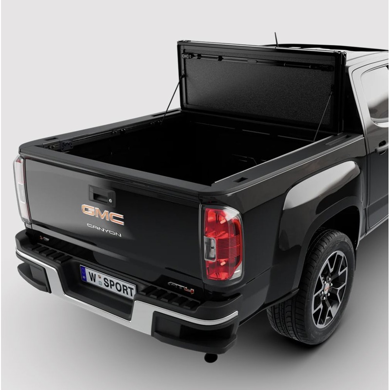 Tonneau Covers I WORKSPORT 2015-2022 Chevrolet Colorado / GMC Canyon AL4  Flip-Up Aluminum Trifold Hard Tonneau Cover