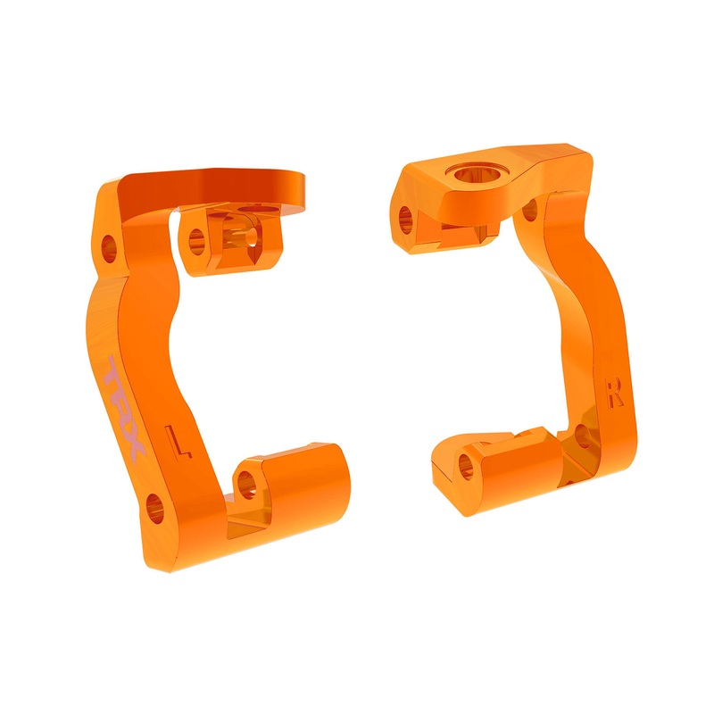 Traxxas Mini Maxx Aluminum Caster Blocks Orange
