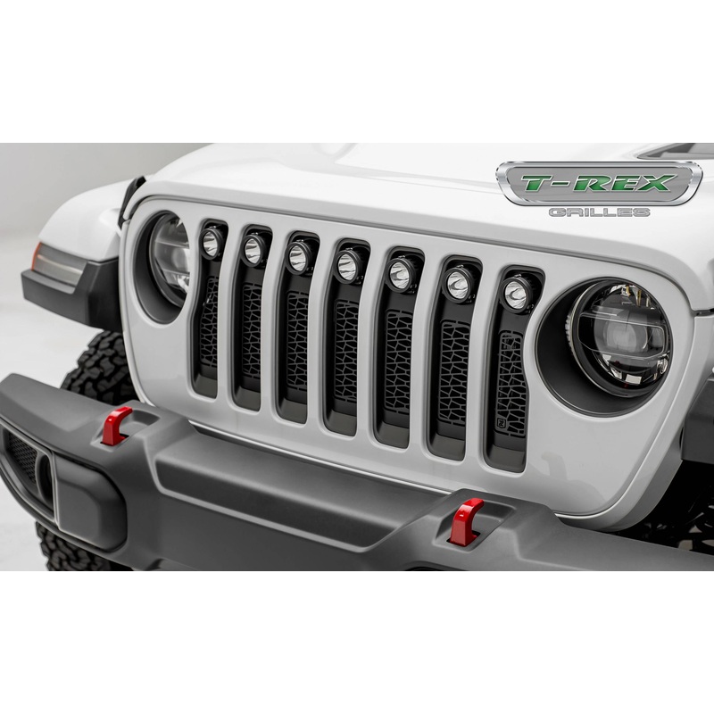 ZROADZ Z314931 Black Mild Steel Main Grille Fits 2018-2023 Jeep Wrangler JL Wrangler JLU