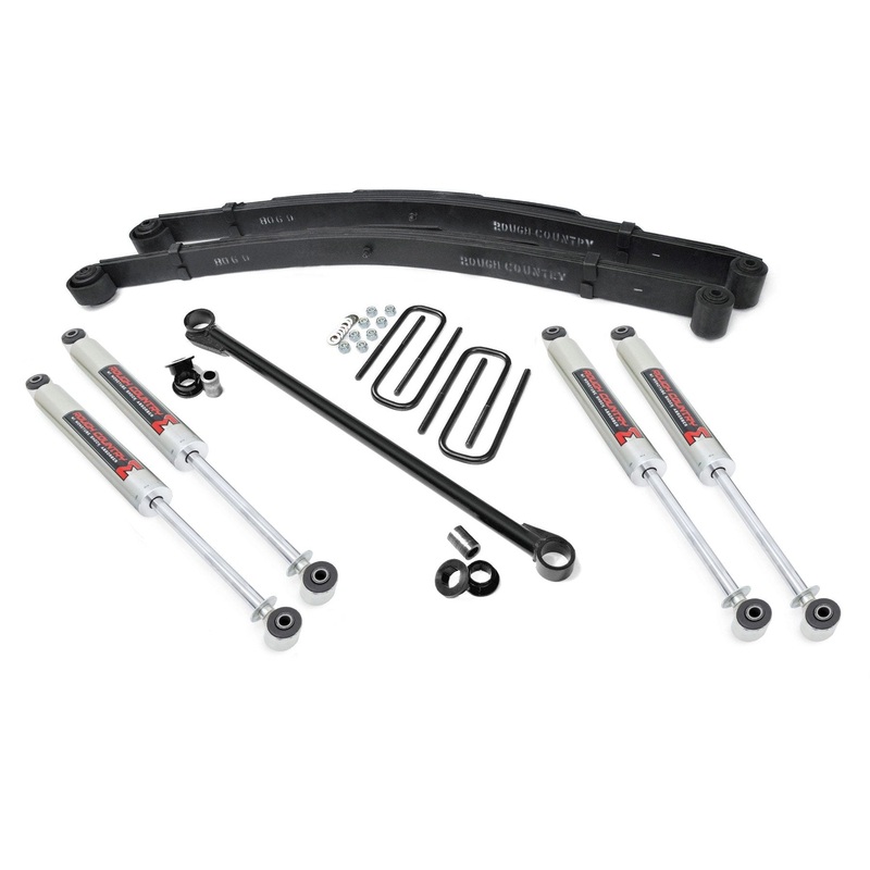 Rough Country 2.5 Inch Leveling Kit Leaf Spring M1 Fits Ford F-350 4WD 1999-2004