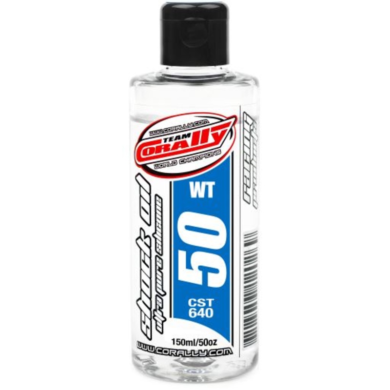 Team Corally Ultra Pure Silicone Shock Oil – 50 WT – 150ml