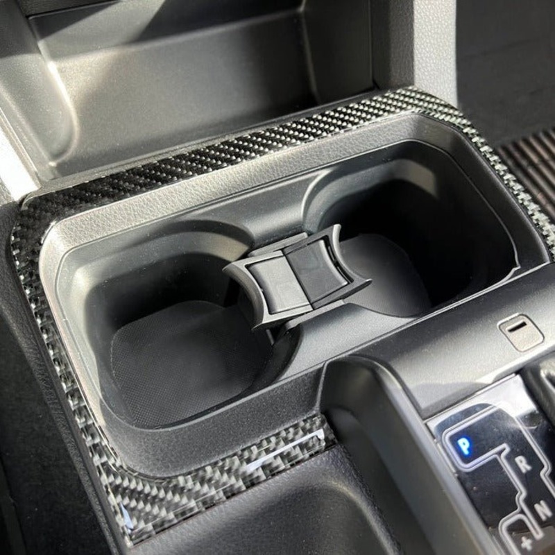 Tufskinz Center Console Cup Holder Accent Overlay (2016-2023  Tacoma)