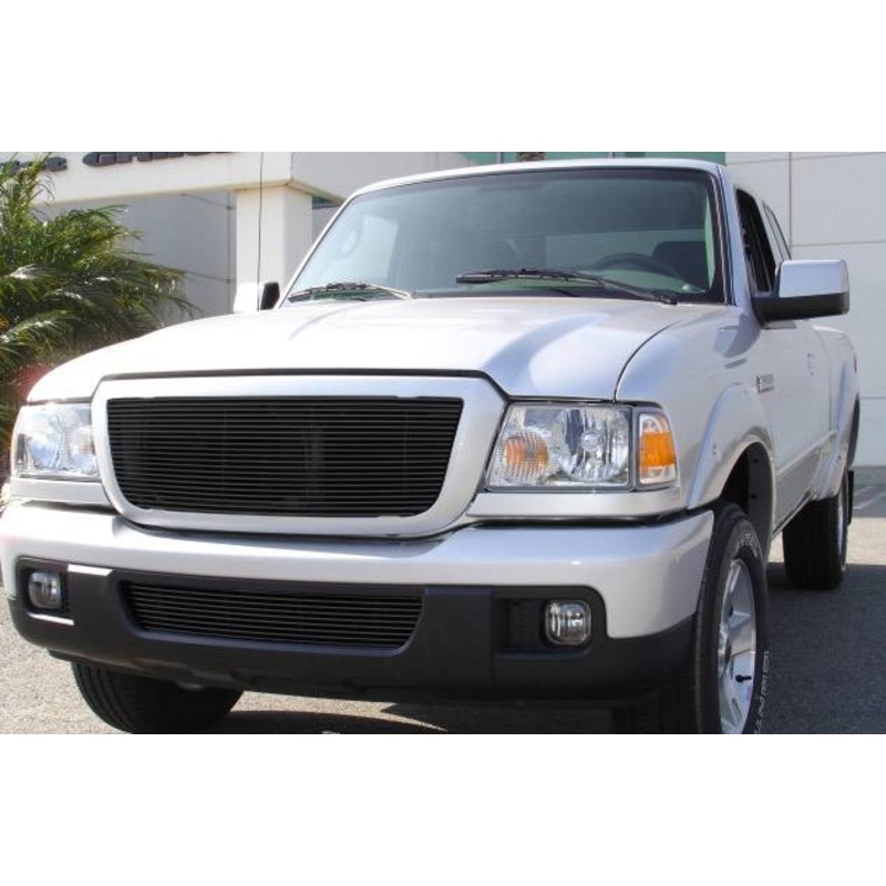 T-REX Grilles 20661B Black Aluminum Horizontal Grille Fits 2006-2012 Ford Ranger XLT Ranger FX4
