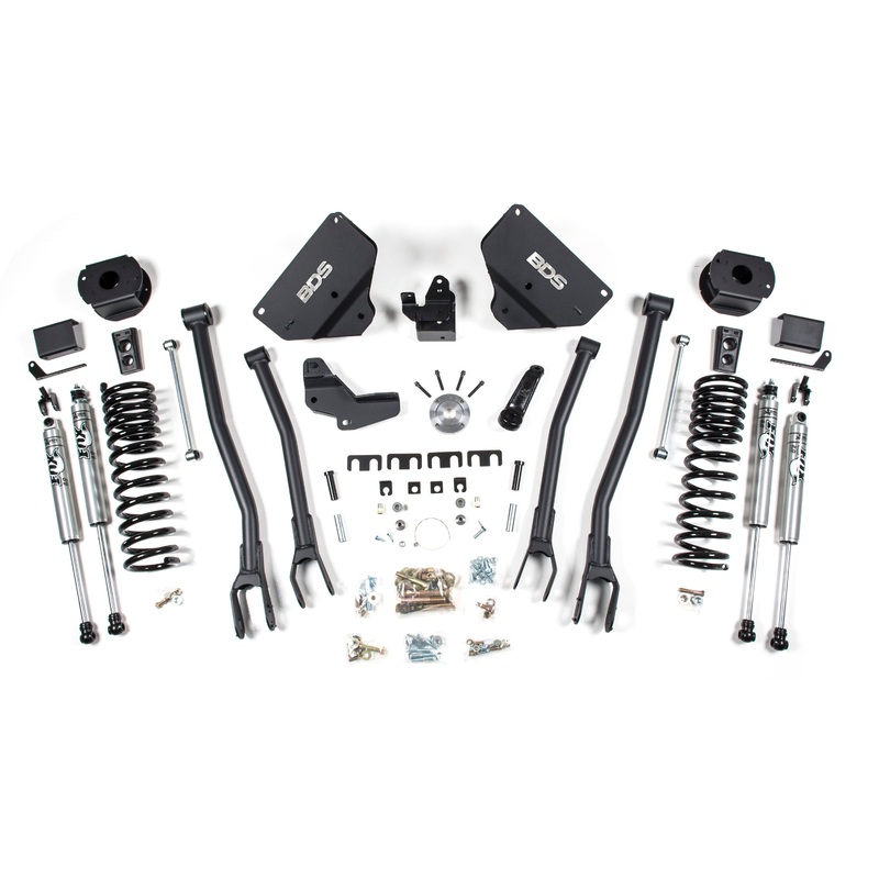 BDS Suspension 4″ 4-Link Suspension System | 2014-2018 Ram 2500 4WD (Gas) w/ Rear Air Ride 1634H