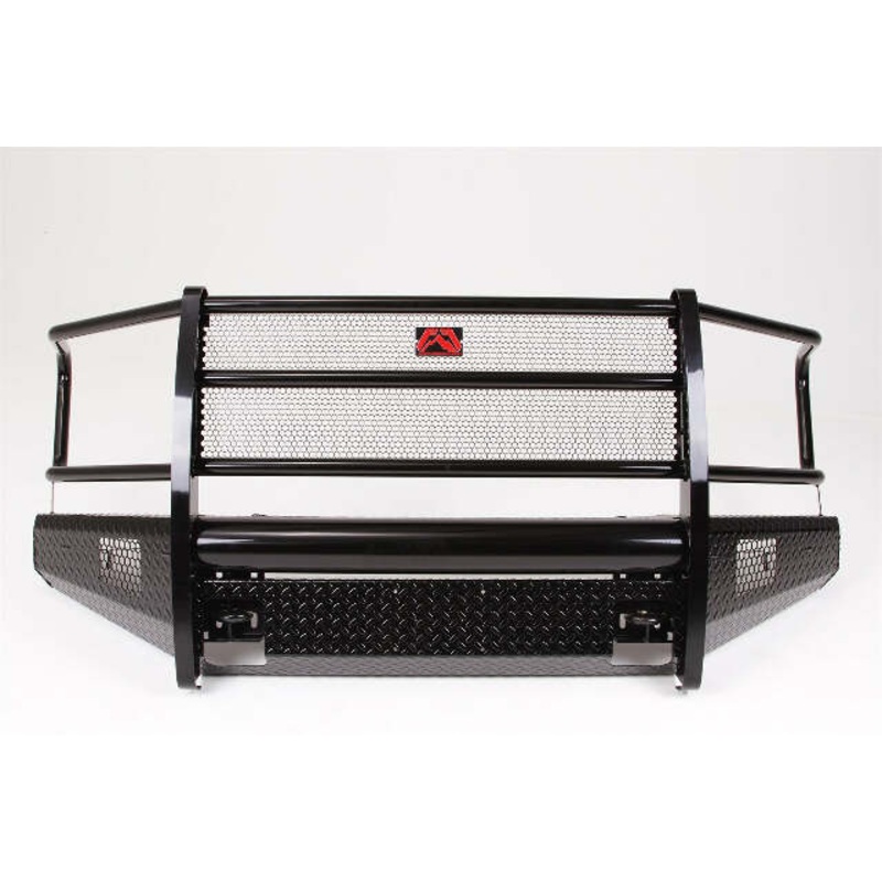 Fab Fours FF15-K3250-1 Black Steel Front Bumper Fits 15-17 F-150