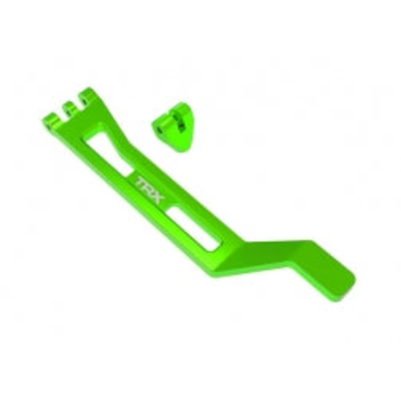 Traxxas Mini Maxx Aluminum Battery Hold-Down GRN