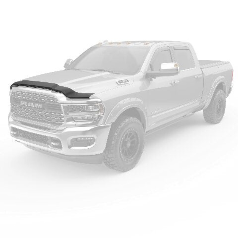 EGR 302865 SuperGuard Matte Black Acrylic Hood Shield Compatible with Select  Ram 2500/3500 Trucks – Durable, Easy Installation 2019-2024