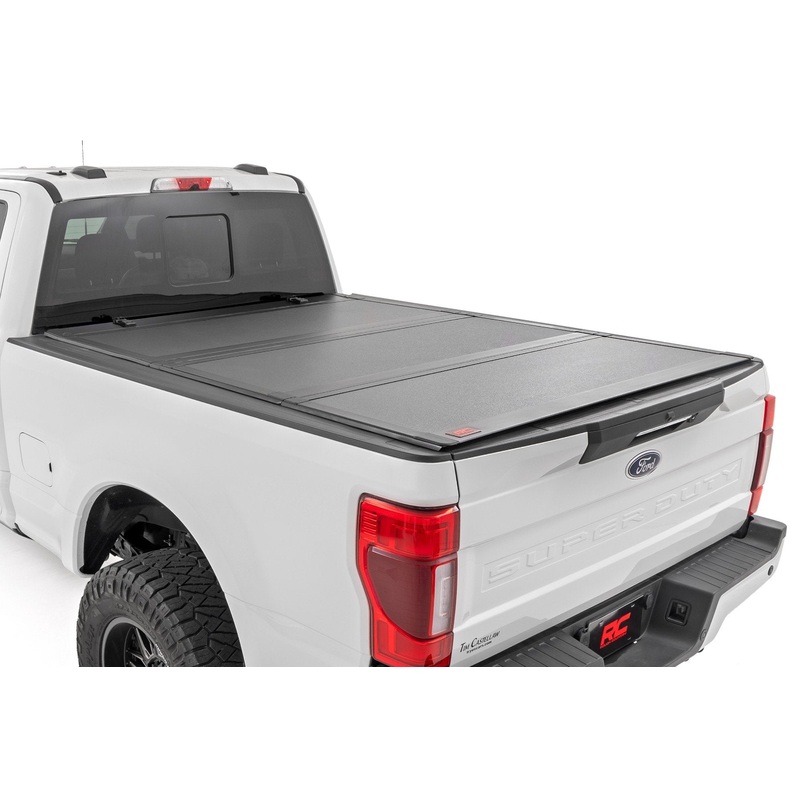 Hard Tri-Fold Flip Up Bed Cover | 6’10” Bed | Ford F-250/F-350 Super Duty (17-24)