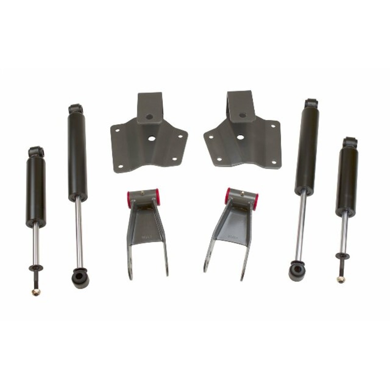 MaxTrac 200941 Lowering Kit Box 4 in. Rear Drop Kit Incl. Rear Hangers Rear Shackles Front/Rear Maxtrac Shocks Lowering Kit Box