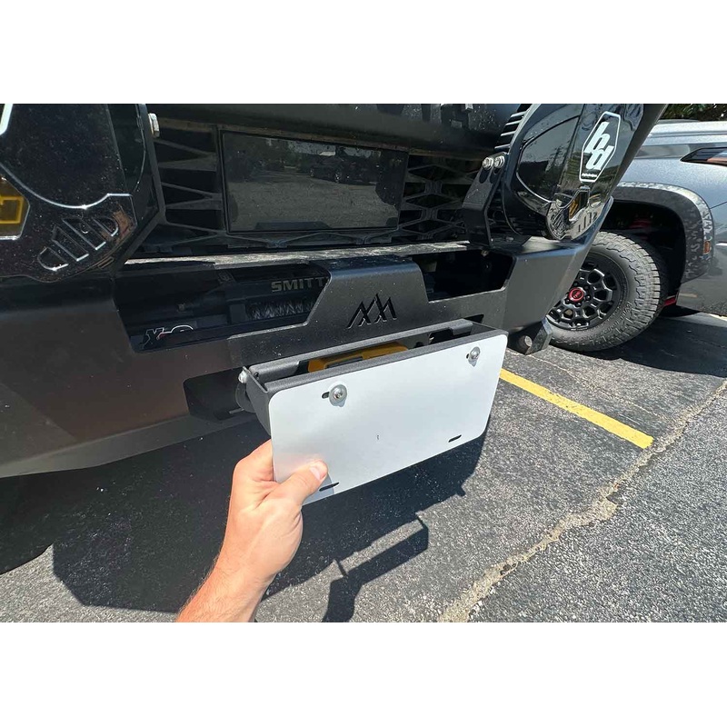 BACKWOODS Flip Up Front License Plate Holder – Hawse Fairlead