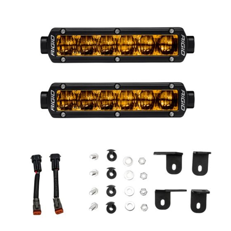 Rigid – 2022+ Toyota Selective Yellow SAE Fog Light Kit Fitment – 2022+ Tundra, 2023+ Sequoia, 2024+ Tacoma, 2025+ 4Runner
