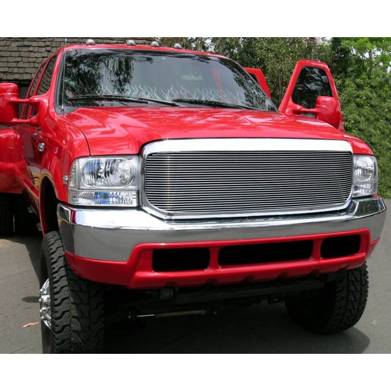 T-REX Grilles 20574 Polished Aluminum Horizontal Grille Fits 2000-2004 Ford Excursion