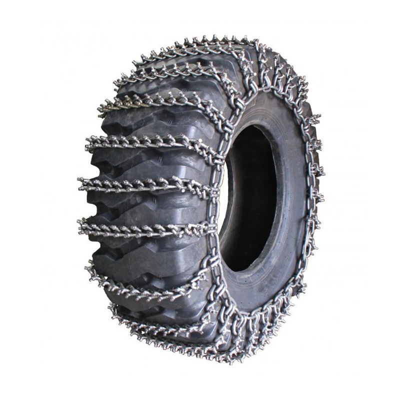 385/95-25 Quality Chain Nordic Premium Studded Loader-Grader 2 Link Spacing Chain – 1 Pair