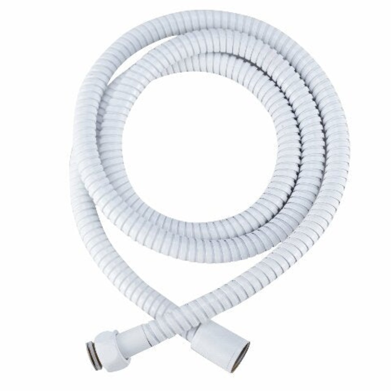 Dura Faucet DF-SA200-WT RV 60-inch Flexible Stainless Steel Handheld Shower Head Hose (White)