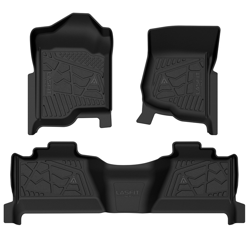 Fit for 2007-2013 GMC Sierra 1500 Crew Cab Floor Mats, Fit Bucket Seat Only