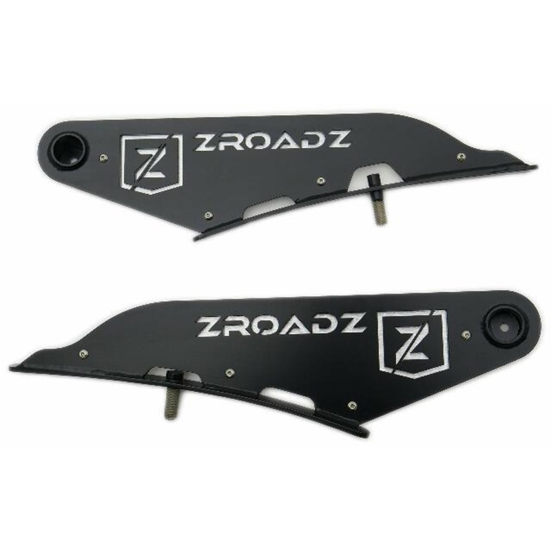ZROADZ Front Roof LED Mounting Bracket – Compatible w/ 2019-2022 Dodge Ram 1500 – to Mount (1) 50 Inch or Similar Style Curved LED Light Bar (Not Included) – PN #Z334721, Black