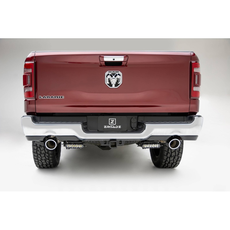 ZROADZ Z384821-KIT Black Mild Steel Rear Bumper LED Kit Fits 2019-2023 Ram 1500