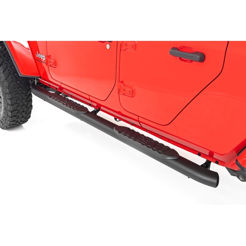 Oval Nerf Steps | Black | Jeep Gladiator JT 4WD (2020-2024)