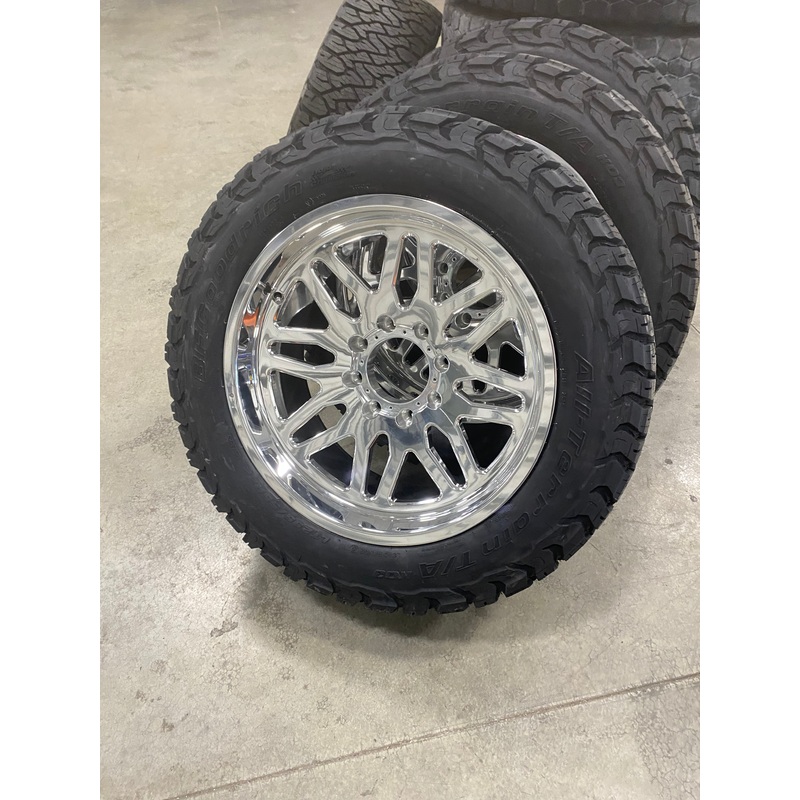 22×10 Chevy/GM 8×180 Mounted w/ BFG KO3 295/55R22