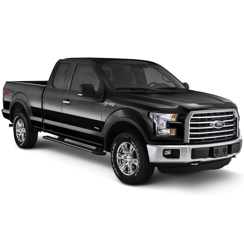 Fender Flares OE Style Color Shadow Black Smooth Finish 4 Pc 20937-82