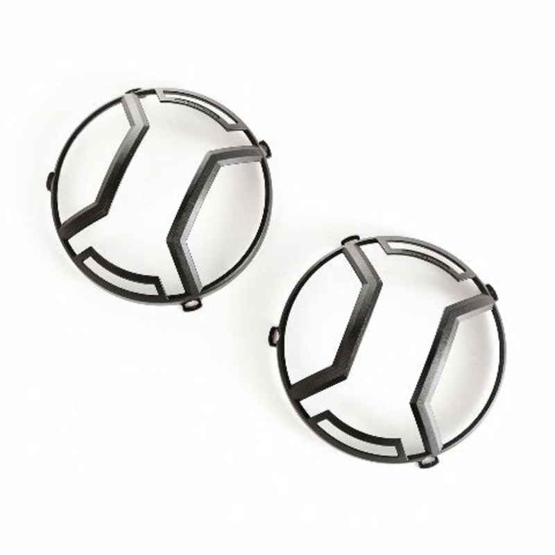 Rugged Ridge | Elite Euro Guard Kit, Headlight, Textured Black | 11230.12 | Compatible with Jeep Wrangler JK/JKU 2007-2018