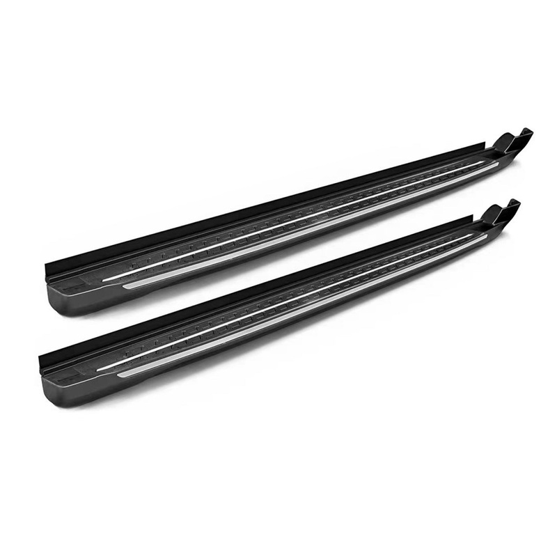 Running Boards Side Steps Black, Chrome Trims Compatible With Toyota Corolla Cross 22+