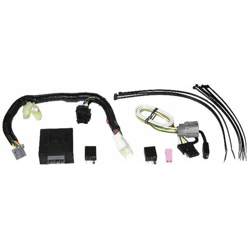 TEKONSHA Draw-Tite T-One T-Connector Harness, 4-Way Flat, Compatible with Select Honda Pilot,Black