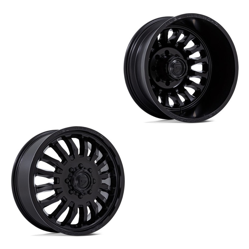 20×8.25 Fuel Off-Road D867 Arc Blackout 99-04 FORD DUALLY Wheels 8×170 Set of 6 (Fits UP to 12.50 tire)