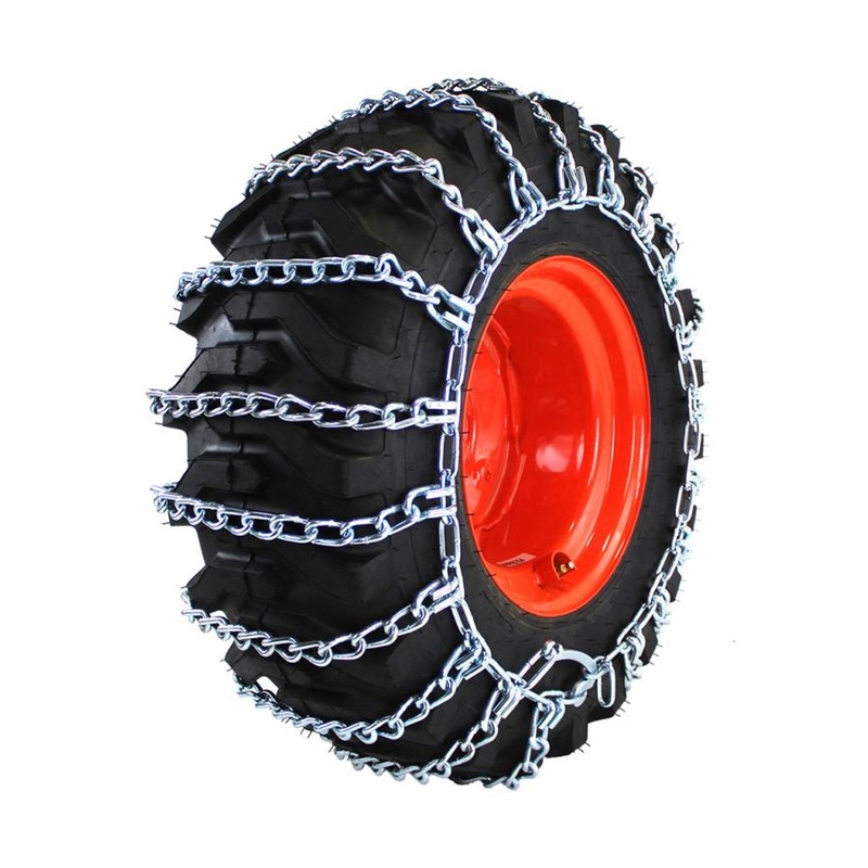 400/75-28 Skidder Skidsteer Round Twist Link 2 Link Spacing – 1 Pair