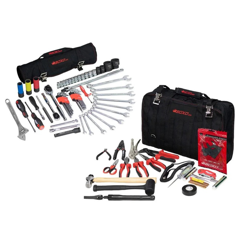 Off-Road Bag | 80-Piece Off-Road Tool Bag and Tool Roll – Boxo USA – PA916C