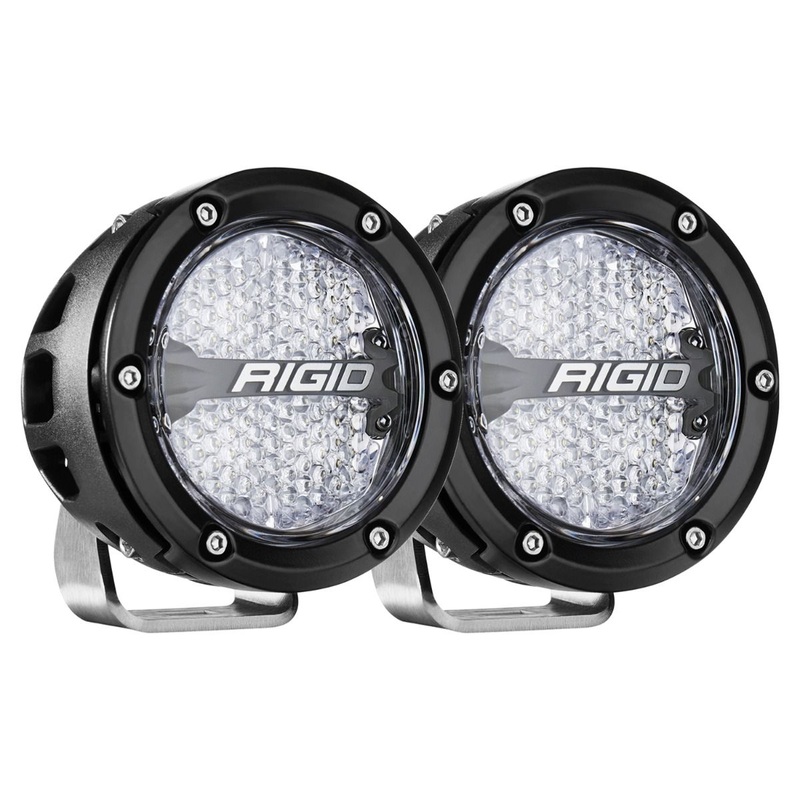 Rigid 360-Series 4″ RGBW Diffused Optic with RGBW Backlight LED Light Pods