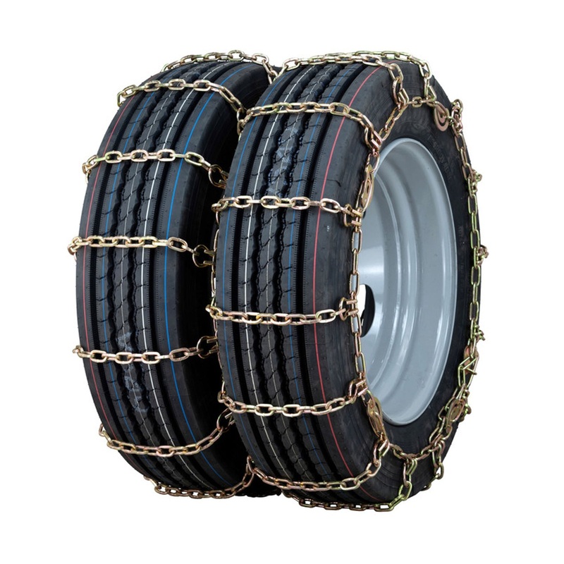 11-22.5 Quality Chain Medium Truck Dual Triple Twisted Square Link Alloy Cam – 1 Pair