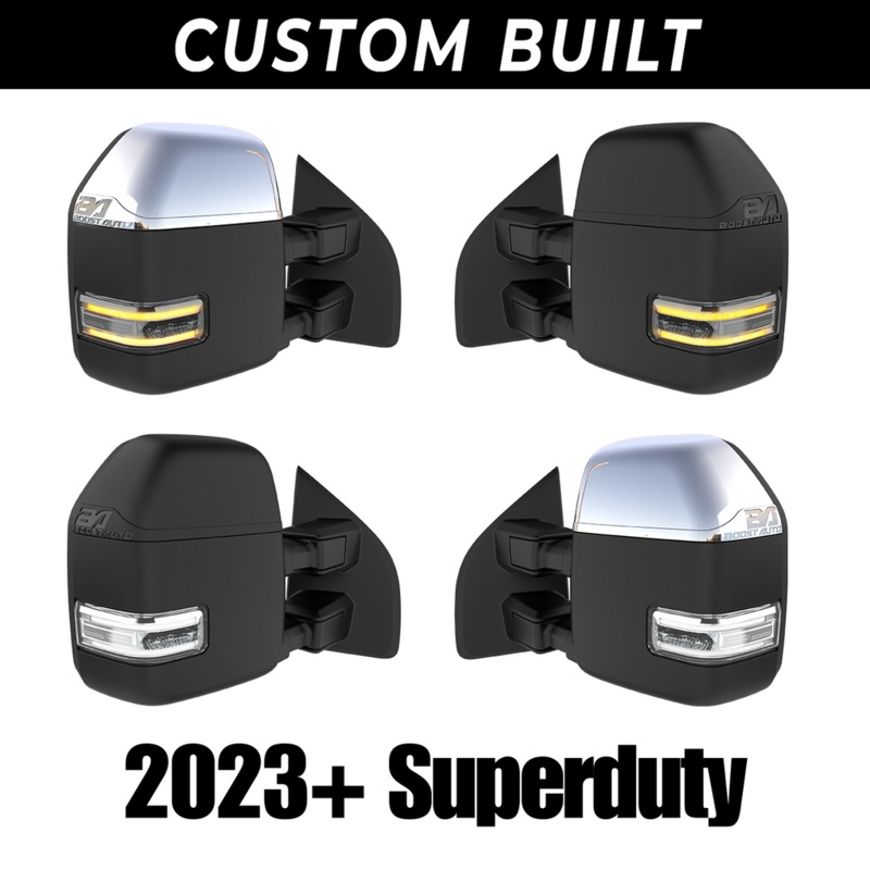 2023-2024 Ford F250/F350 Superduty Boost Auto Parts New Style Tow Mirrors